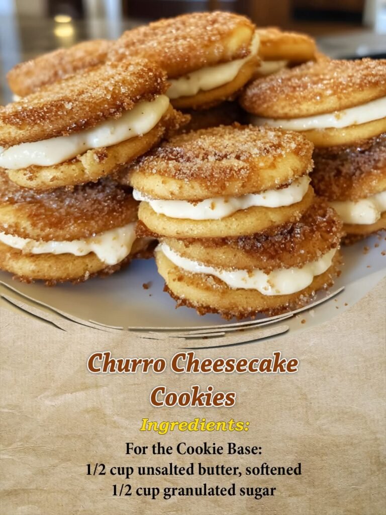 Churro Cheesecake Cookies 🍪✨