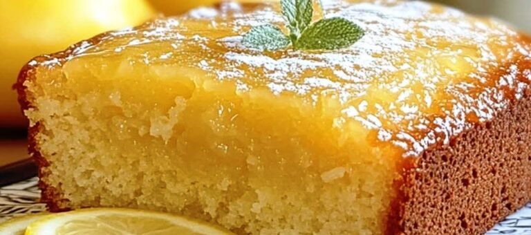 Quick Lemon Cake 🍋✨