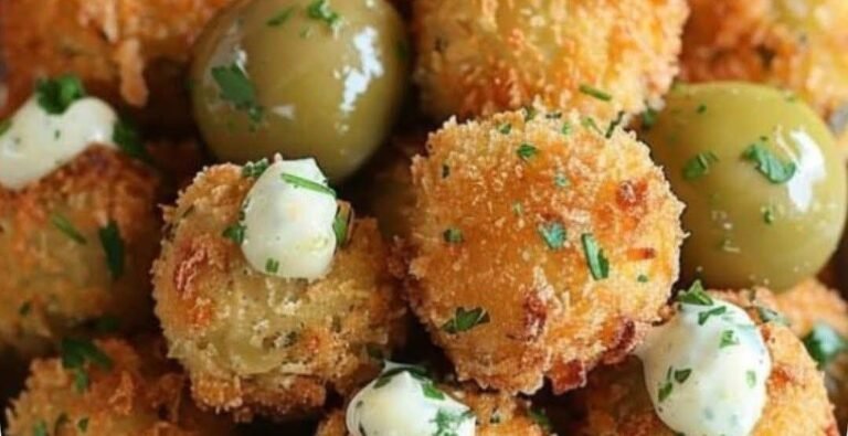 Fried Olives with Garlic Aioli