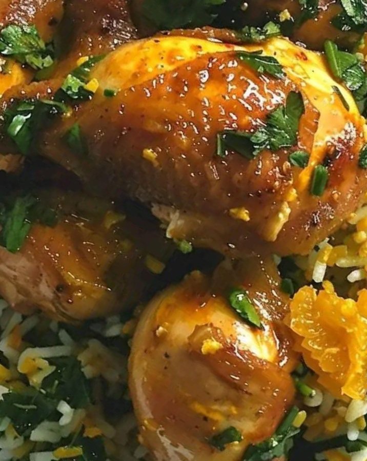 Exotic Saffron & Citrus-Infused Chicken (Oven-Braised Perfection!)