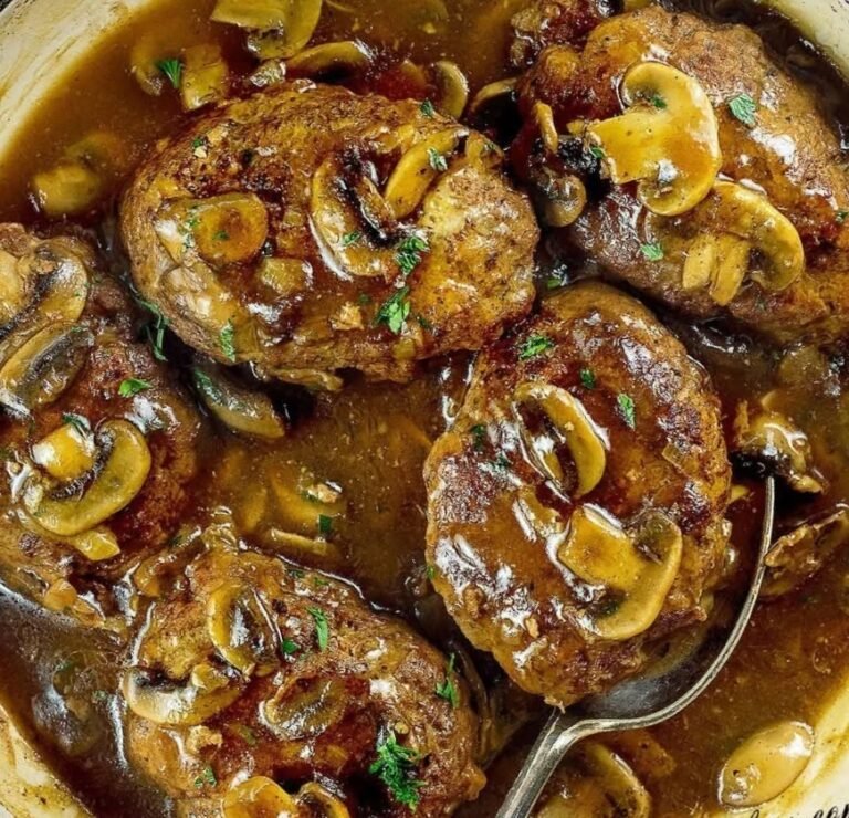 Salisbury Steak with Mushroom Gravy