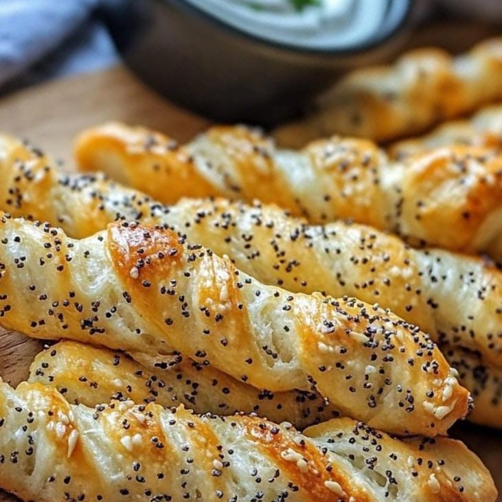 Sourdough Discard Everything Bagel Cheese Straws