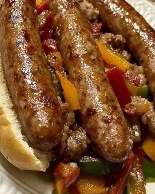 Italian Sausage with Peppers and Onions Recipe!