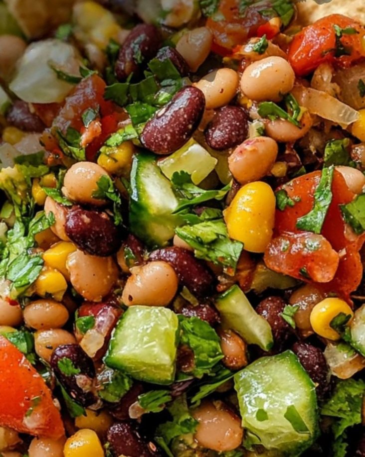 Chili Lime Bean Salad (Easy, Zesty & Healthy!)