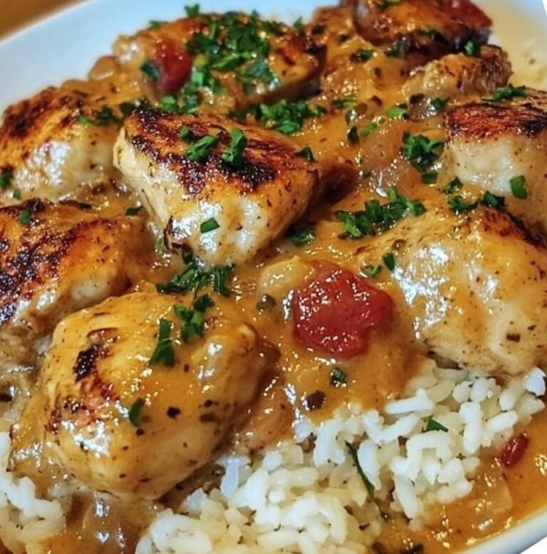 Smothered Chicken and Rice 🍗🍚