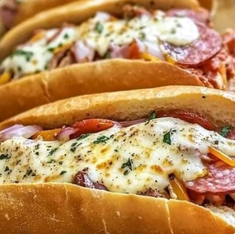 Baked Italian Sub Sandwiches 🥖🧀