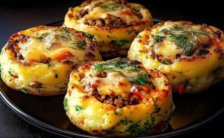 Stuffed Mashed Potato Nests – A Crowd-Pleasing Comfort Food!