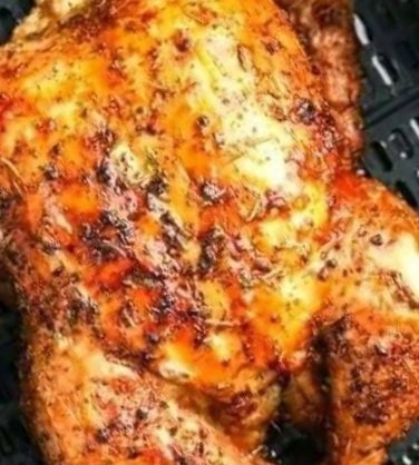 Perfect Air Fryer Whole Chicken (Crispy Skin & Juicy Inside!)