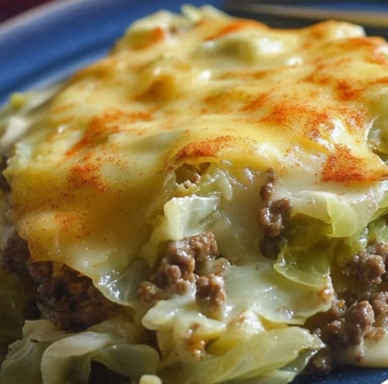Creamed Cabbage and Ground Beef Casserole – Comfort Food Perfection!