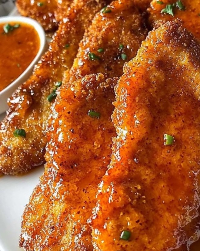 Hot Honey Chicken Cutlets – Sweet, Spicy & Irresistibly Crispy!