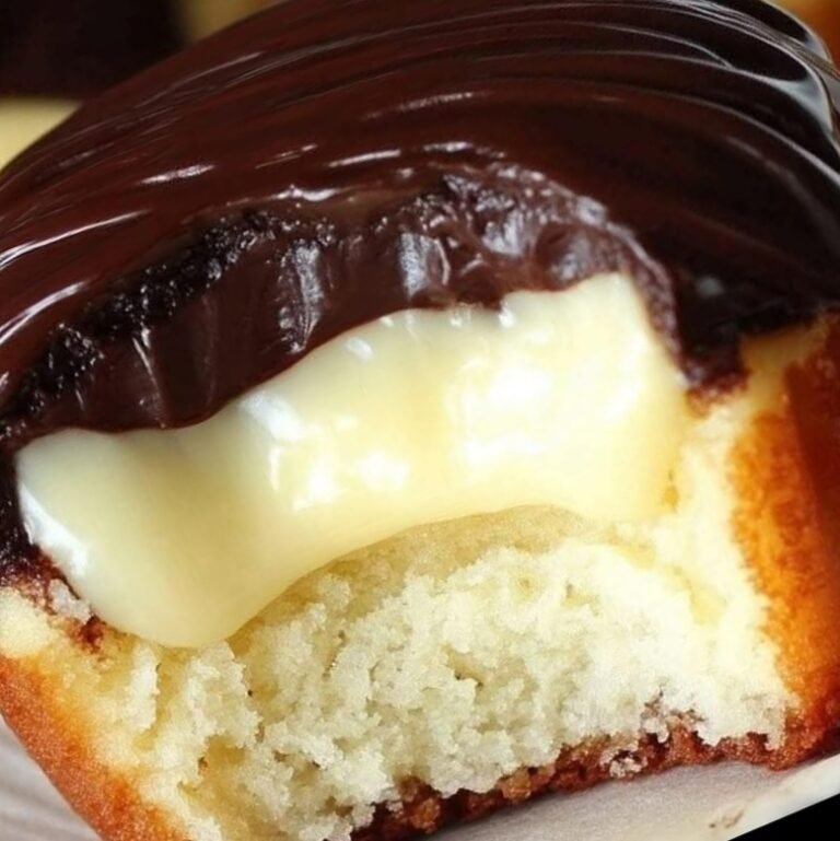Indulgent Boston Cream Pie Cupcakes: A Heavenly Dessert Recipe 🤍🤎