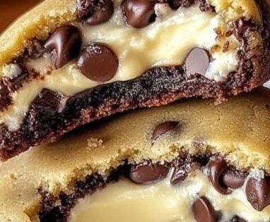 Cheesecake Stuffed Chocolate Chip Cookies Recipe