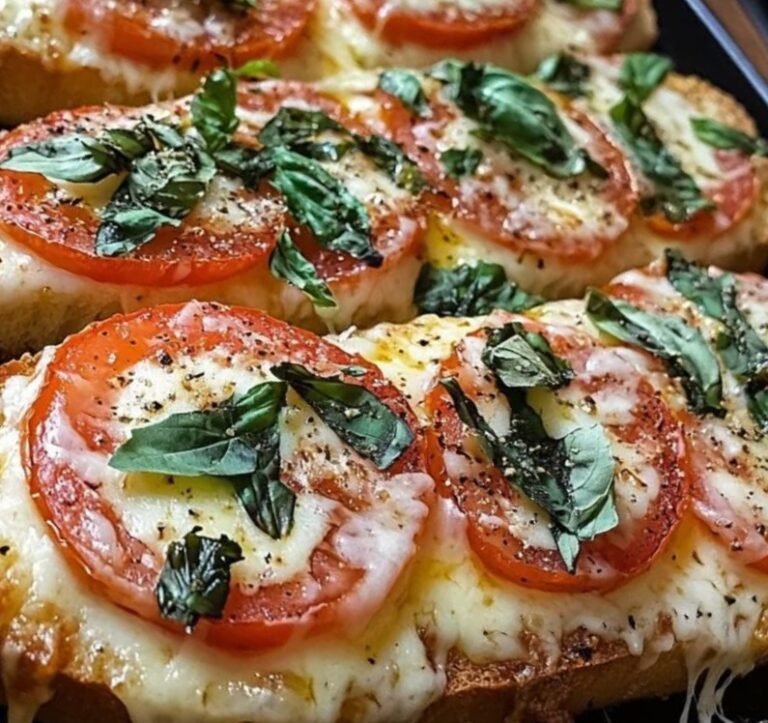 Tomato Basil Garlic Bread: A Cheesy, Flavor-Packed Appetizer