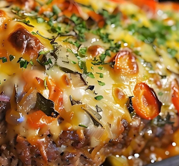 Philly Cheesesteak Meatloaf: A Comfort Food Classic with a Cheesy Twist