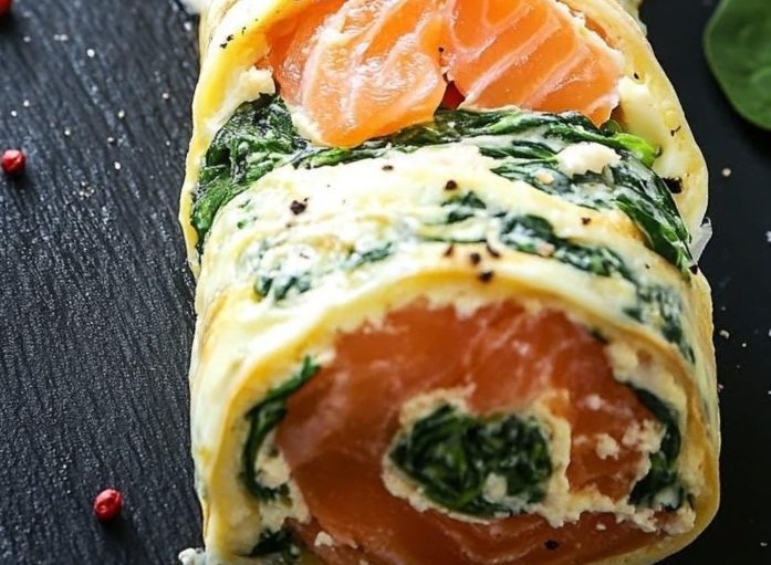 Low Carb Spinach-Salmon Roll: A Healthy, Elegant Appetizer