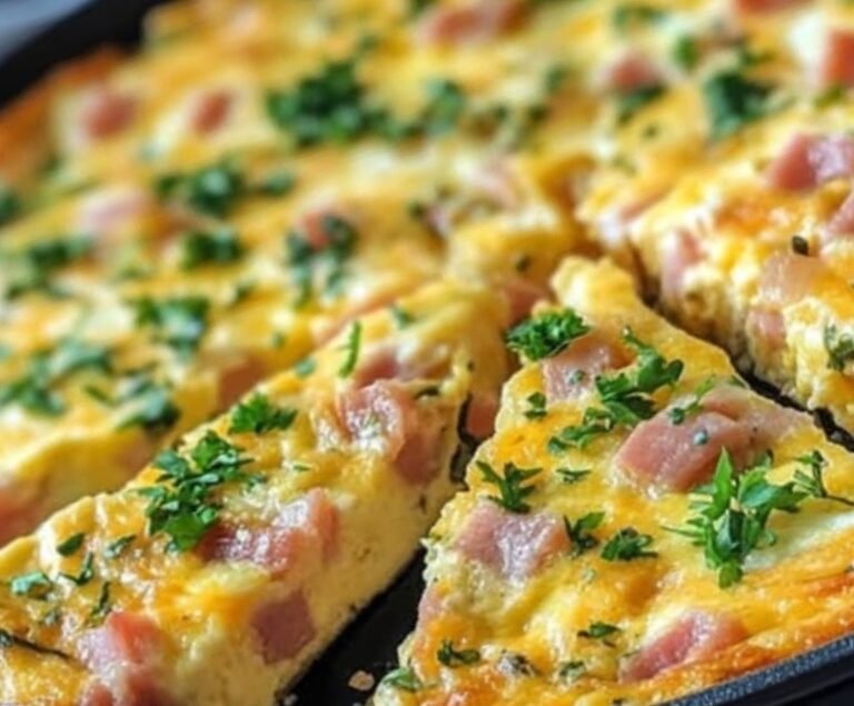 Brunch-Ready Ham & Cheese Egg Casserole: A Savory Morning Delight