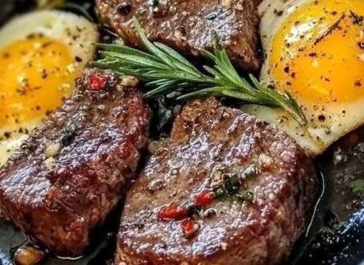 Garlic Butter Steak & Eggs Skillet: A Hearty, Flavor-Packed Meal