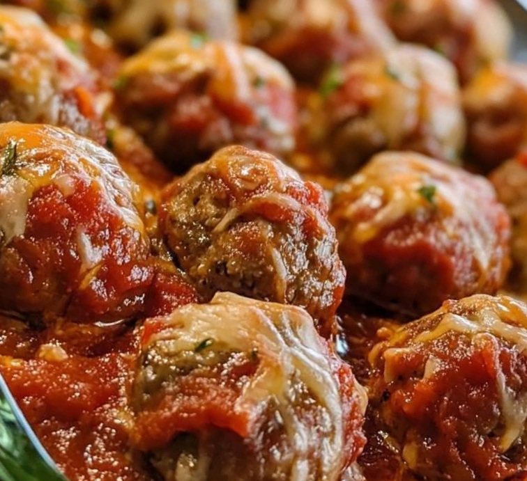 Cheesy Sausage-Stuffed Meatballs: A Comfort Food Classic with a Twist