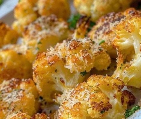 Crispy Roasted Cauliflower with Creamy Herb Sauce: A Flavorful Vegetarian Delight