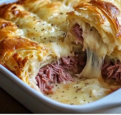 Hearty Reuben Crescent Casserole