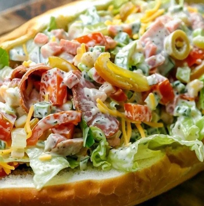 Chopped Deli Sub Salad Sandwich: The Ultimate Lunch Hack