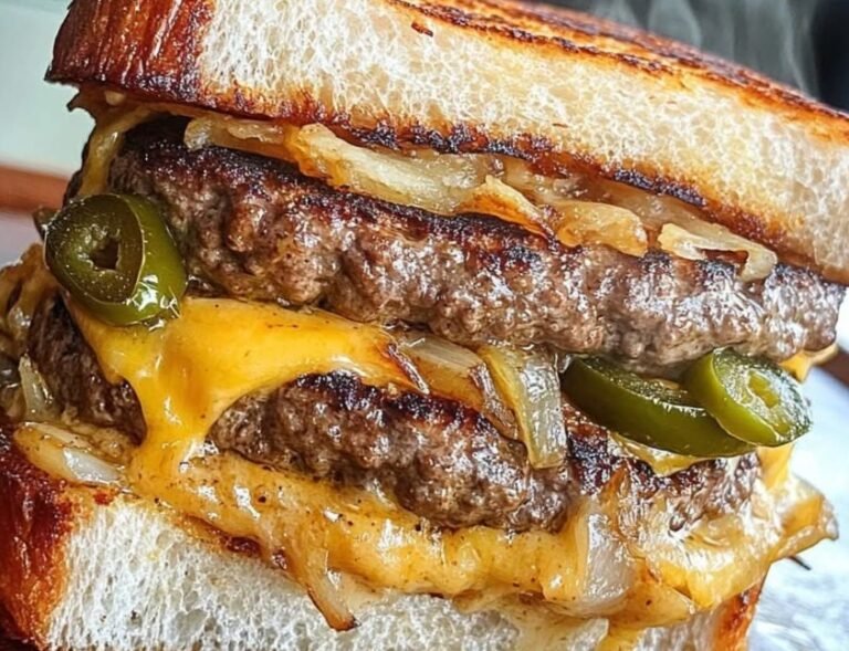 Spicy Jalapeño Popper Patty Melt: A Flavor-Packed Twist on a Classic