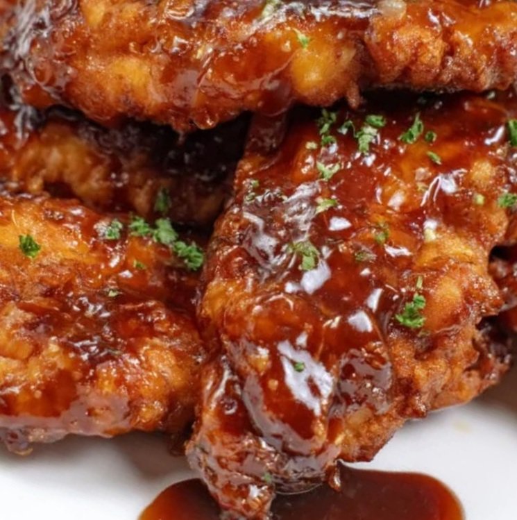 Honey Butter Garlic Fried Chicken Tenders: The Ultimate Crispy, Sticky Delight