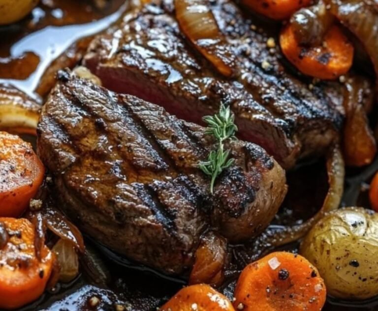Garlic Butter Steak and Potatoes: A Hearty, Flavor-Packed Feast 🥩🥔