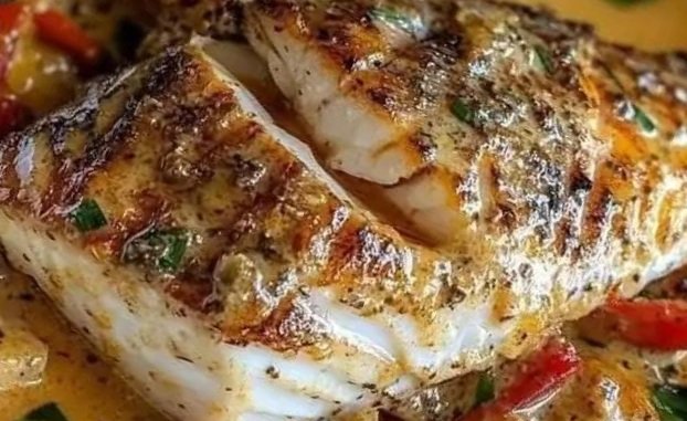 Delicious Red Snapper with Creamy Creole Sauce: A Southern Seafood Sensation 🐟🌶️