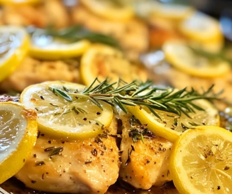 Sheet Pan Lemon Rosemary Chicken: A Zesty, One-Pan Wonder 🐔🍋🌿