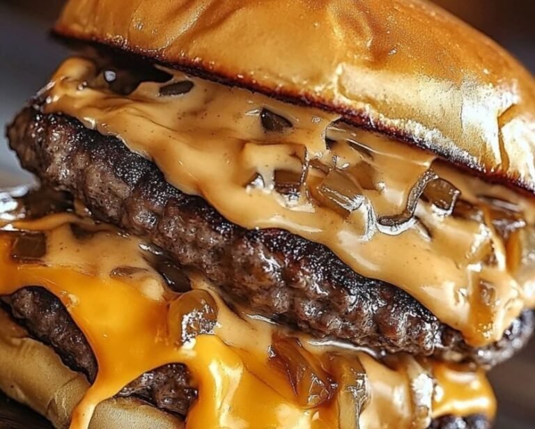 Double Cheesy Smash Burger with Special Sauce: A Juicy, Flavor-Packed Classic
