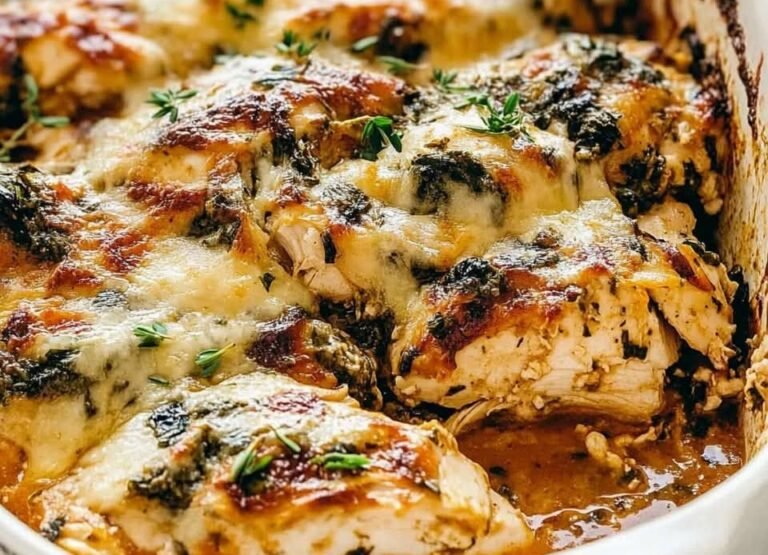 Savory Tuscan Chicken Bake: A Creamy, Mediterranean Masterpiece