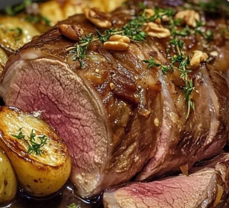 Roasted Leg of Lamb with Garlic and Herbs: A Showstopping Centerpiece