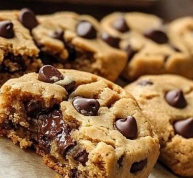 Soft and Chewy Greek Yogurt Chocolate Chip Cookies with Irresistibly Melty Centers