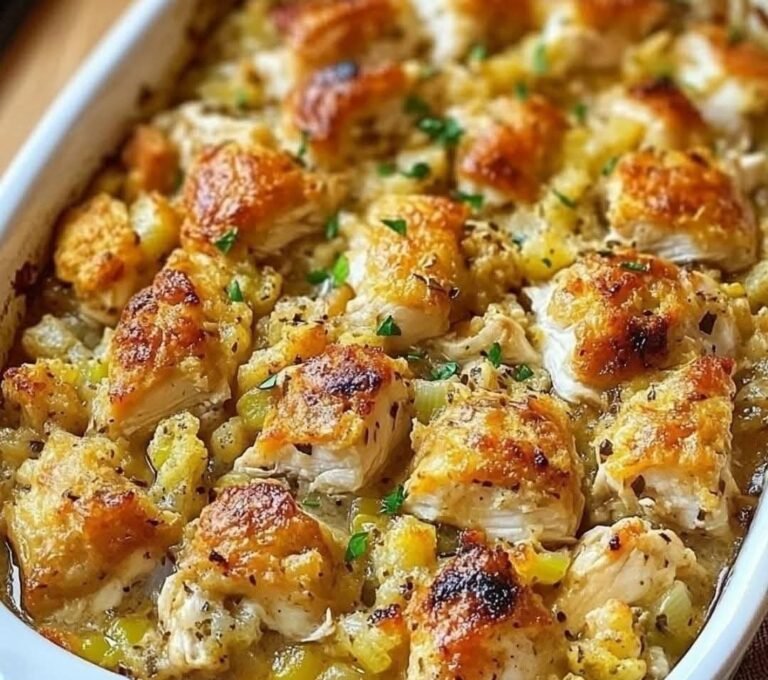 Dolly’s Chicken and Stuffing Casserole: A Heartwarming Comfort Dish
