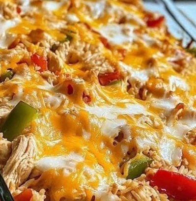 Fajita Chicken Casserole: A Cheesy, Tex-Mex Comfort Dish