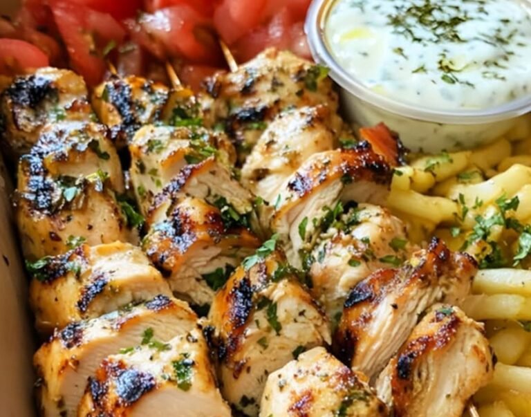 Authentic Greek Chicken Souvlaki: A Mediterranean Delight