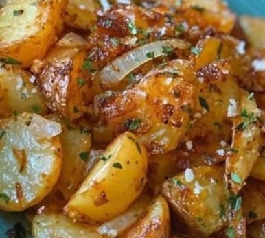 Crispy Oven-Fried Potatoes & Onions: A Rustic, Flavor-Packed Side Dish
