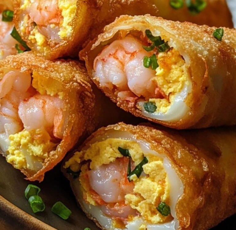 Crispy Shrimp Egg Rolls with Zesty Dipping Sauce: A Flavor-Packed Appetizer