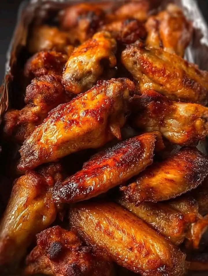 Crispy Air Fryer Chicken Wings 💚😋🐔❤️