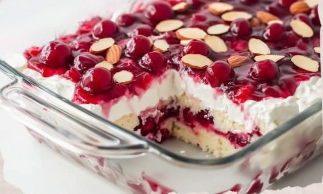Heaven on Earth Cake: A No-Bake Cherry Delight