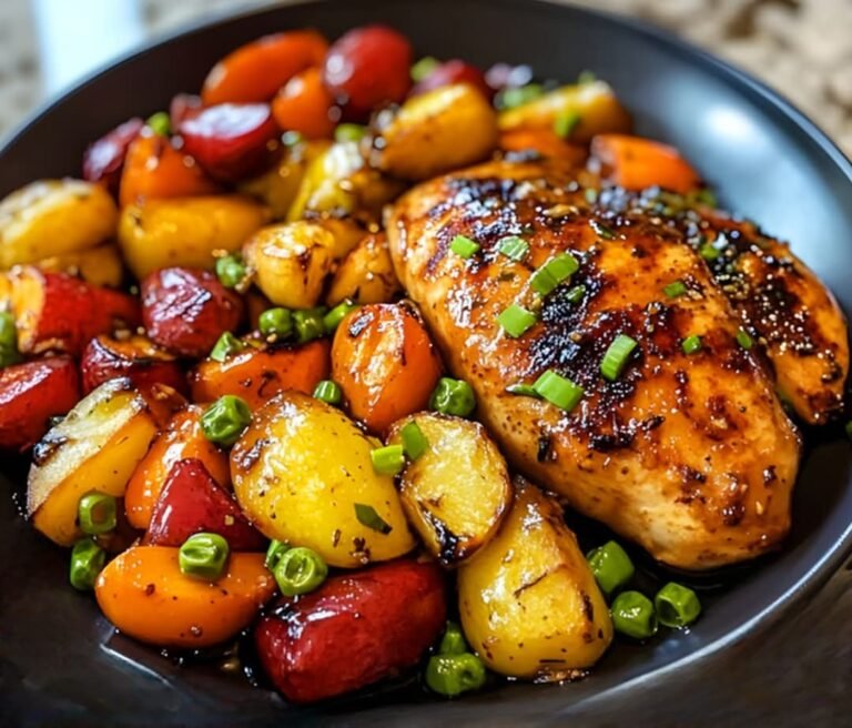 One Pan Honey Garlic Chicken and Veggies: A Sweet, Savory, and Effortless Dinner