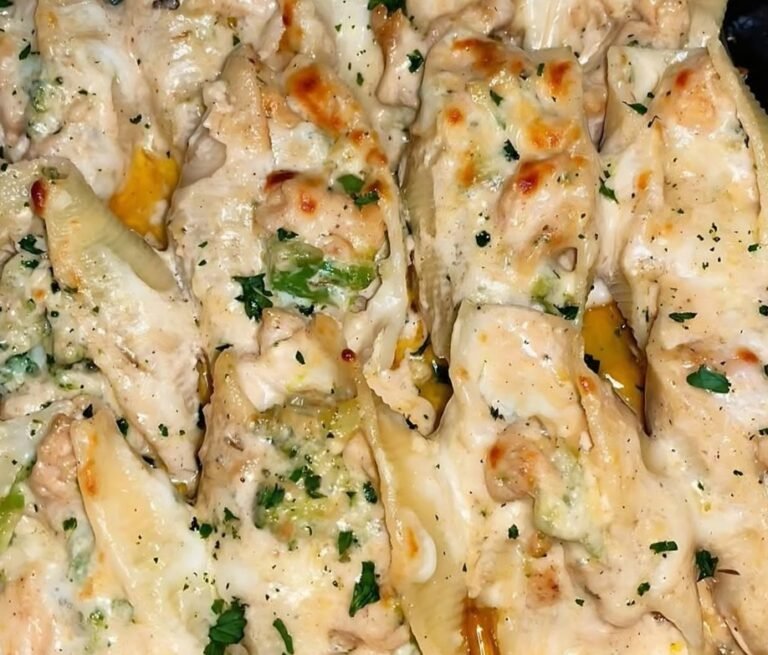 Chicken & Broccoli Alfredo Stuffed Shells: A Creamy, Comforting Masterpiece