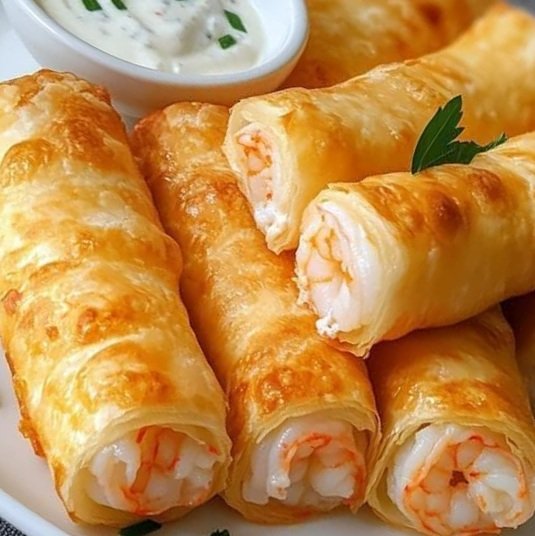 Crispy Garlic Shrimp Cigars: A Crunchy, Flavorful Appetizer Delight