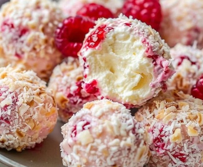 Delightful Raspberry Cream Cheese Bites: A Sweet and Tangy Treat 🍓🧀