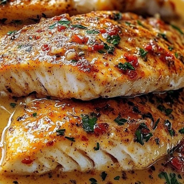 Red Snapper with Velvety Creole Cream Sauce: A Southern Seafood Delight