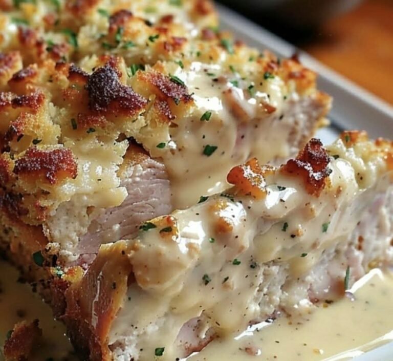 Chicken Cordon Bleu Meatloaf Recipe