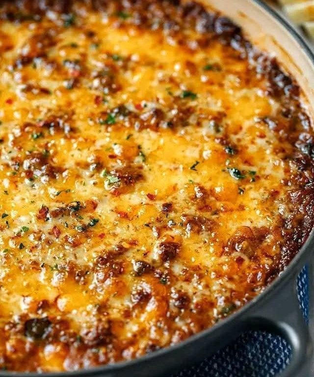 Ultimate Cheesy Ground Beef Dip Recipe