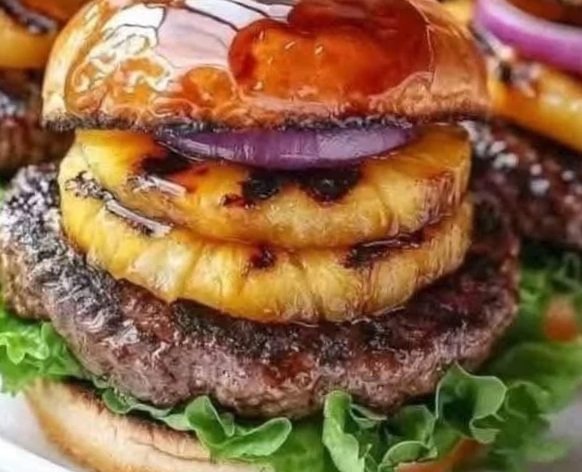 Grilled Pineapple Teriyaki Burgers: A Tropical Twist on a Classic