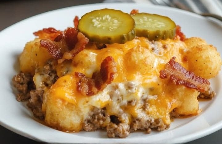 Bacon Cheeseburger Tater Tot Casserole: A Cheesy, Comforting Family Favorite